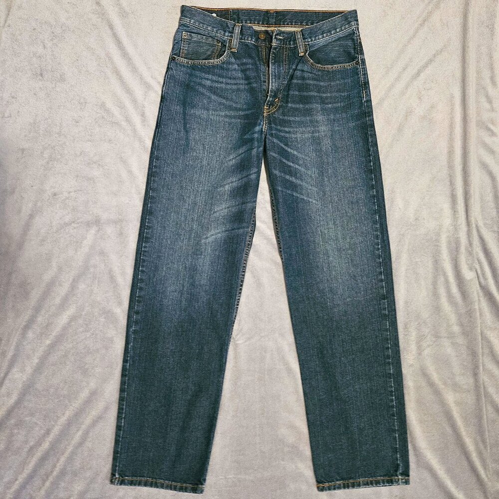 Levi's 550 Men's Relaxed Fit Blue Jeans, medium wash, size 32W x 32L